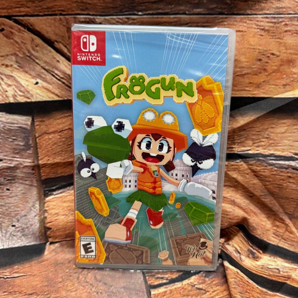 Frogun Nintendo Switch New Sealed Limited Run Games LRG Retro Style Platformer